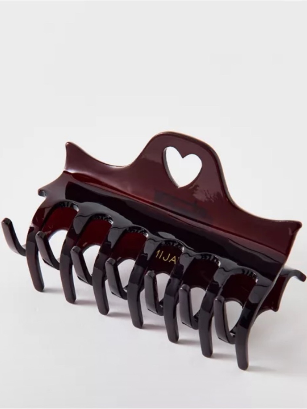Emi Jay Heartbreaker Claw Clip Dark Brown